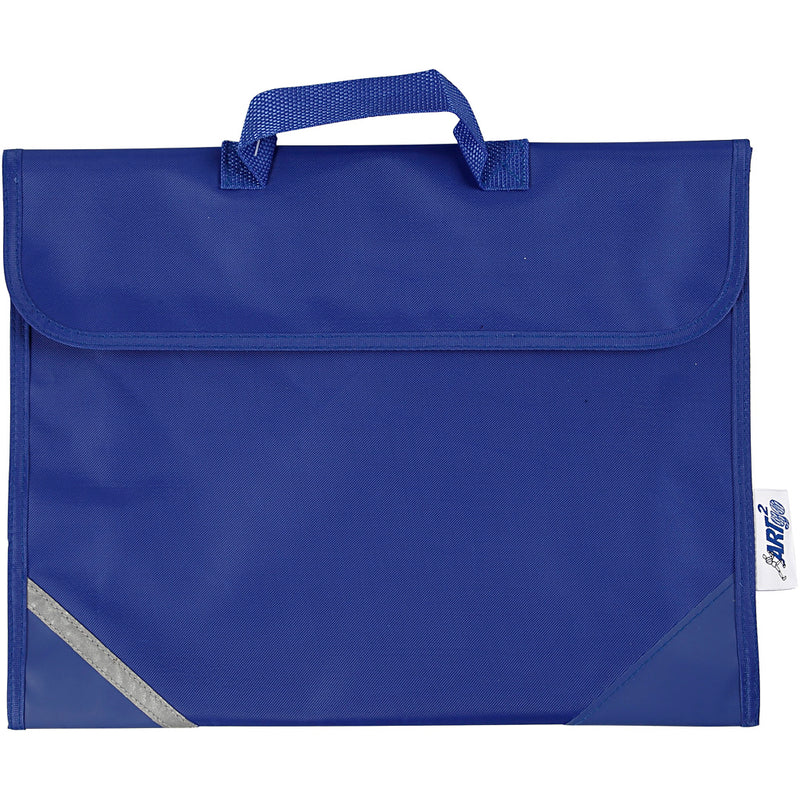 Afbeelding laden in galerijviewer, Https: www.cchobby.nl schooltas-9-cm-36x29-cm-blauw-1-stuk