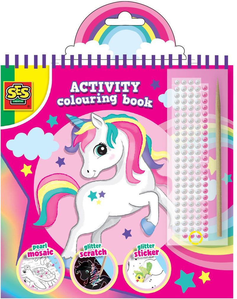 Afbeelding laden in galerijviewer, Ses creative ses doe kleurboek glitter 3 in 1