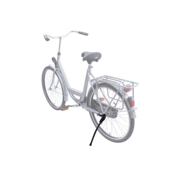 Afbeelding laden in galerijviewer, Steco zijstandaard e-bike 28 inch mat zwart verzwaard 50.162.11