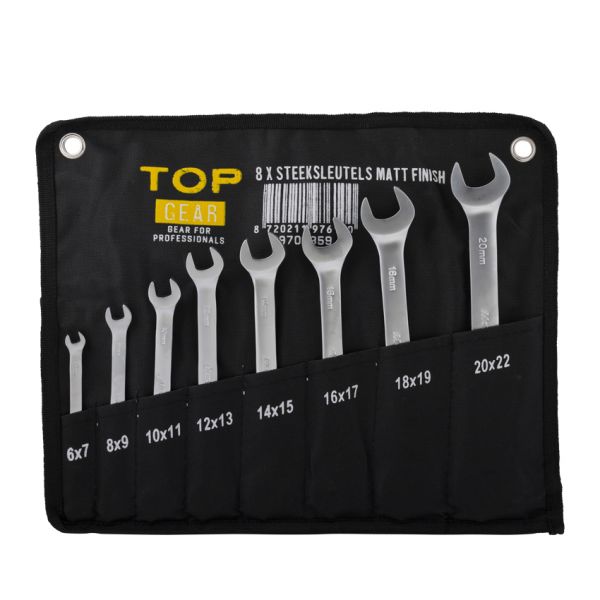Afbeelding laden in galerijviewer, Topgear 8 x steeksleutels matt finish