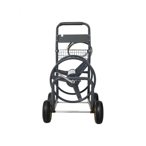 Afbeelding laden in galerijviewer, Gardengear slangen haspelwagen 4 wielen
