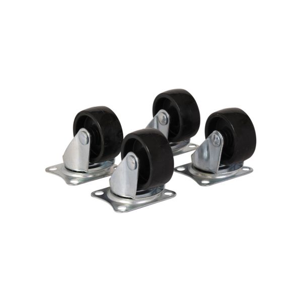 Afbeelding laden in galerijviewer, Trailergear TRAILERGEAR 4 x Zwenkwiel 40 mm. zwart