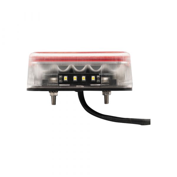 Afbeelding laden in galerijviewer, Trailergear achterlicht 98x105mm. led wit l=r