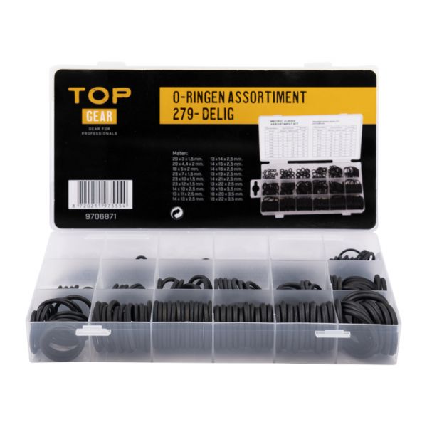Afbeelding laden in galerijviewer, Topgear o-ringen assortiment 279 delig