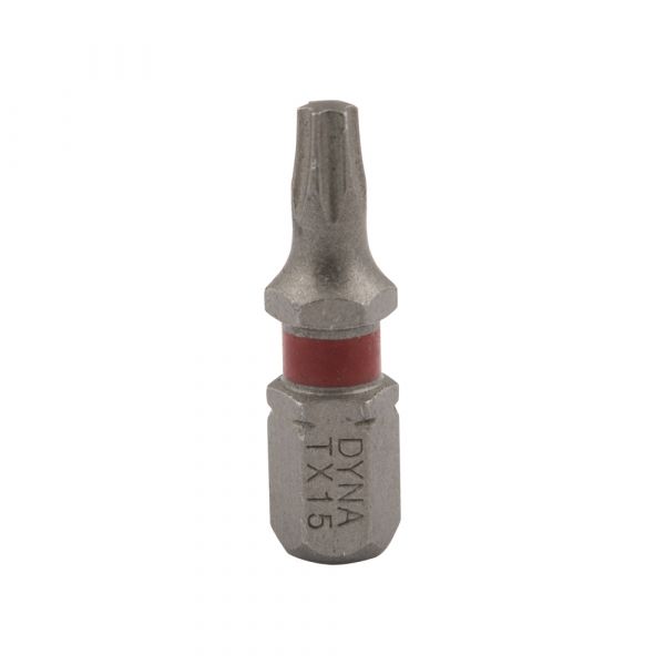 Afbeelding laden in galerijviewer, Dynaplus schroefbit 25 mm tx-15 rood 10x