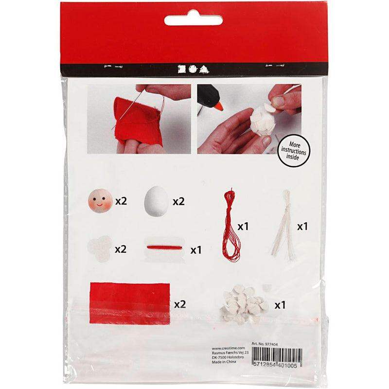 Afbeelding laden in galerijviewer, Creativ company https: www.cchobby.nl creative-mini-kit-kerstelven-h-8-cm-1-doos