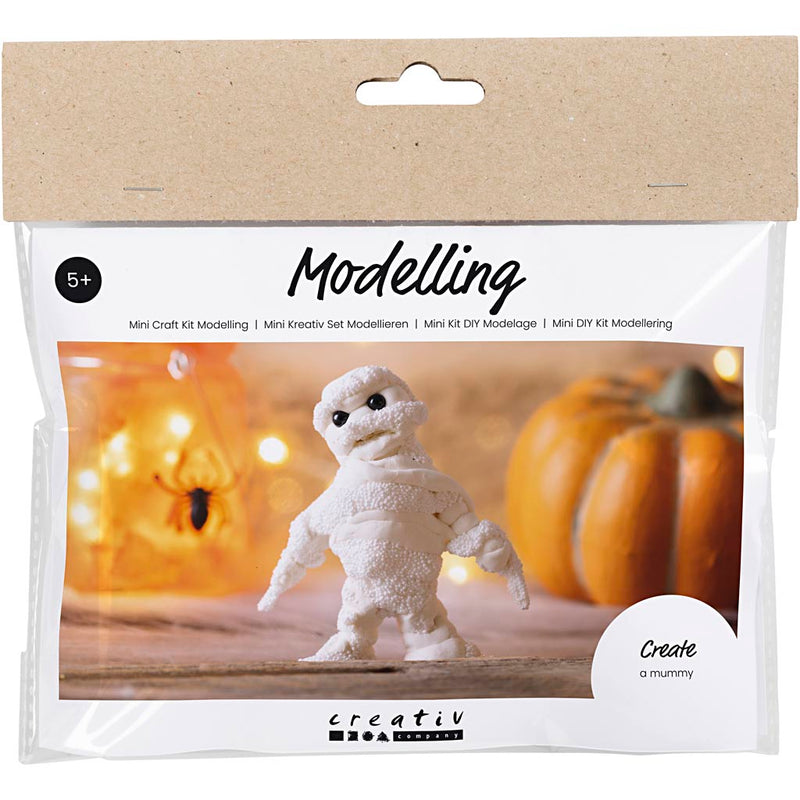 Afbeelding laden in galerijviewer, Https: www.cchobby.nl mini-hobbyset-boetseren-mummie-wit-1-doos