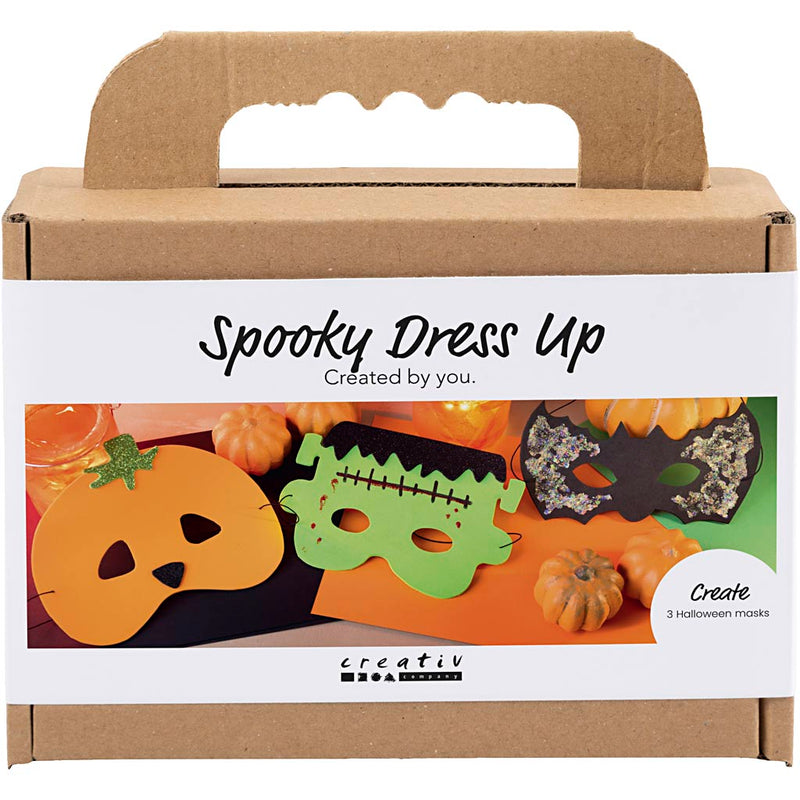 Afbeelding laden in galerijviewer, Https: www.cchobby.nl mini-hobbyset-griezelkostuums-maskers-halloween-kleuren-1-doos