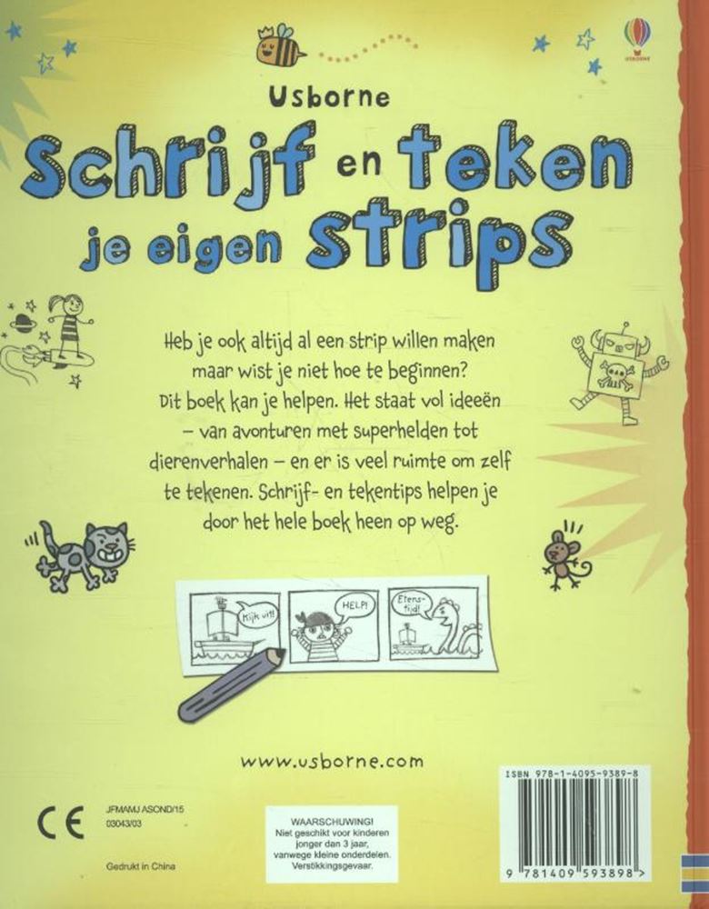 Afbeelding laden in galerijviewer, Schrijf en teken je eigen strips. 8+