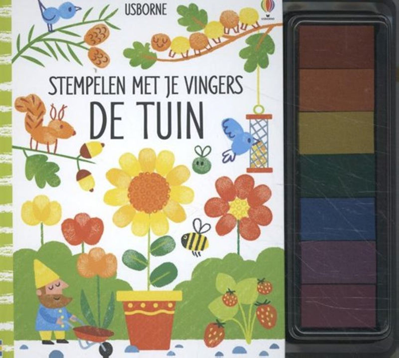 Afbeelding laden in galerijviewer, Wpg uitgevers stempelen met je vingers. de tuin. 4+