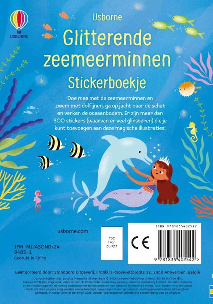 Afbeelding laden in galerijviewer, Glitterende zeemeerminnen. stickerboek.