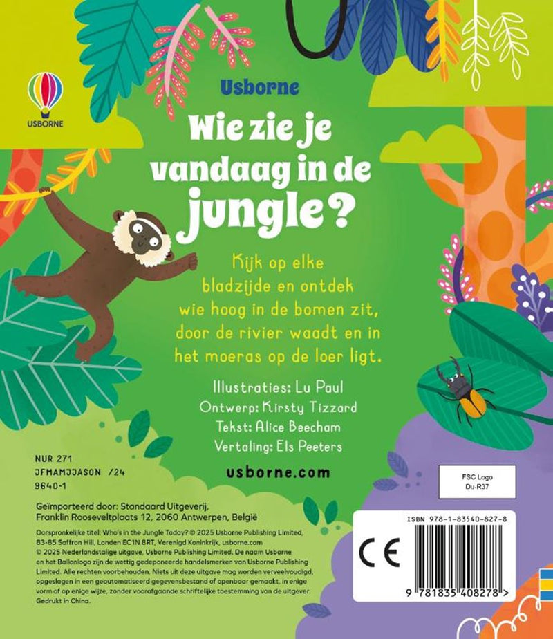 Afbeelding laden in galerijviewer, Kartonbwie zie je vandaag in de jungle?