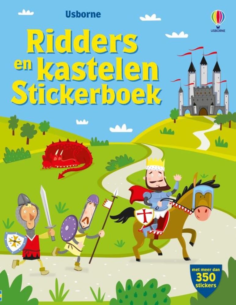 Afbeelding laden in galerijviewer, Stickerboek: ridders en kastelen. 4+