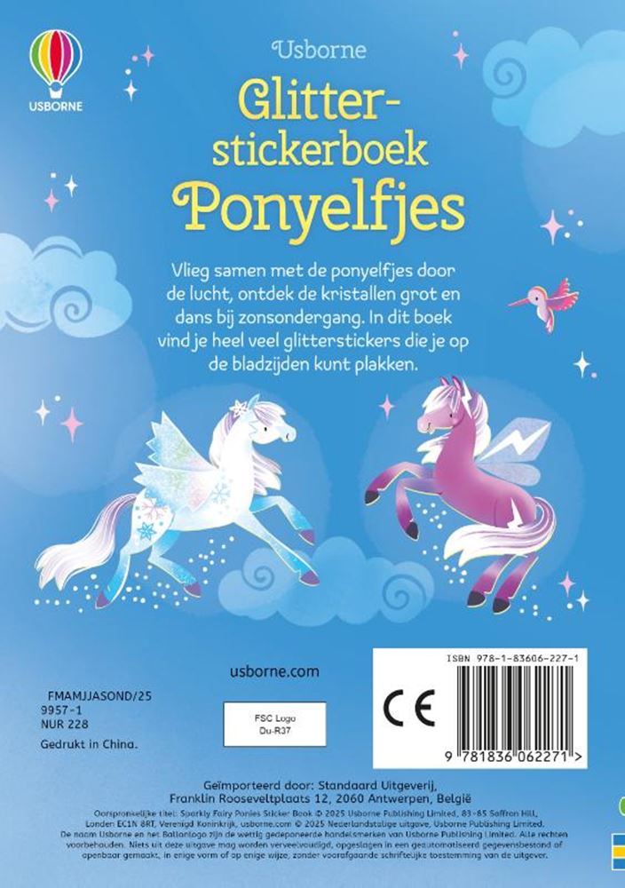 Afbeelding laden in galerijviewer, Stickerboek: ponyelfjes. 3+