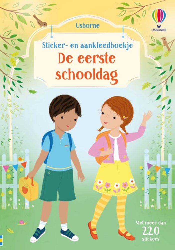 Afbeelding laden in galerijviewer, Stickerboek: de eerste schooldag 3+
