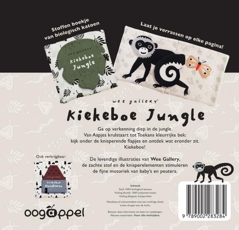 Afbeelding laden in galerijviewer, Wee gallery kiekeboe jungle (stoffen boe