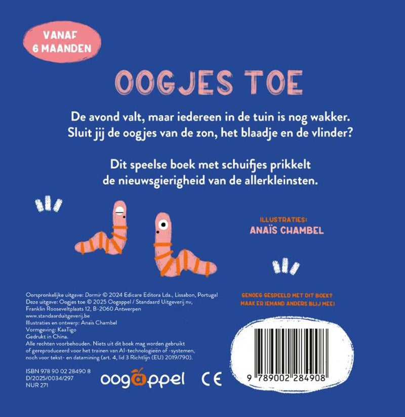 Afbeelding laden in galerijviewer, Schuifboek karton: oogjes toe 1+