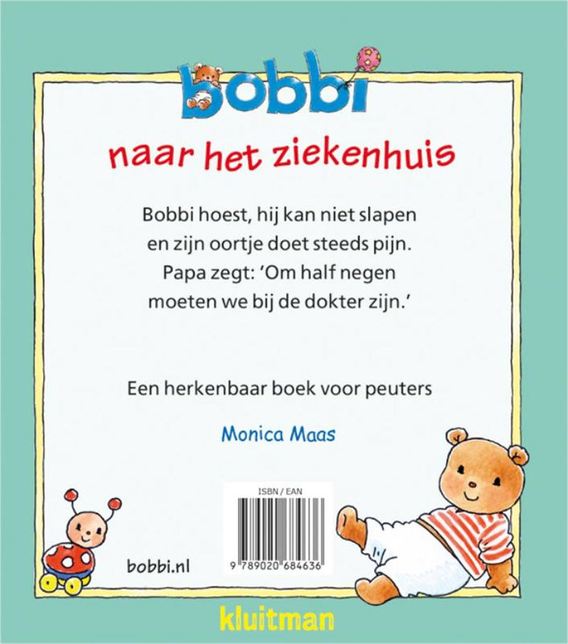 Afbeelding laden in galerijviewer, Uitgeverij kluitman bobbi naar het ziekenhuis. 2+