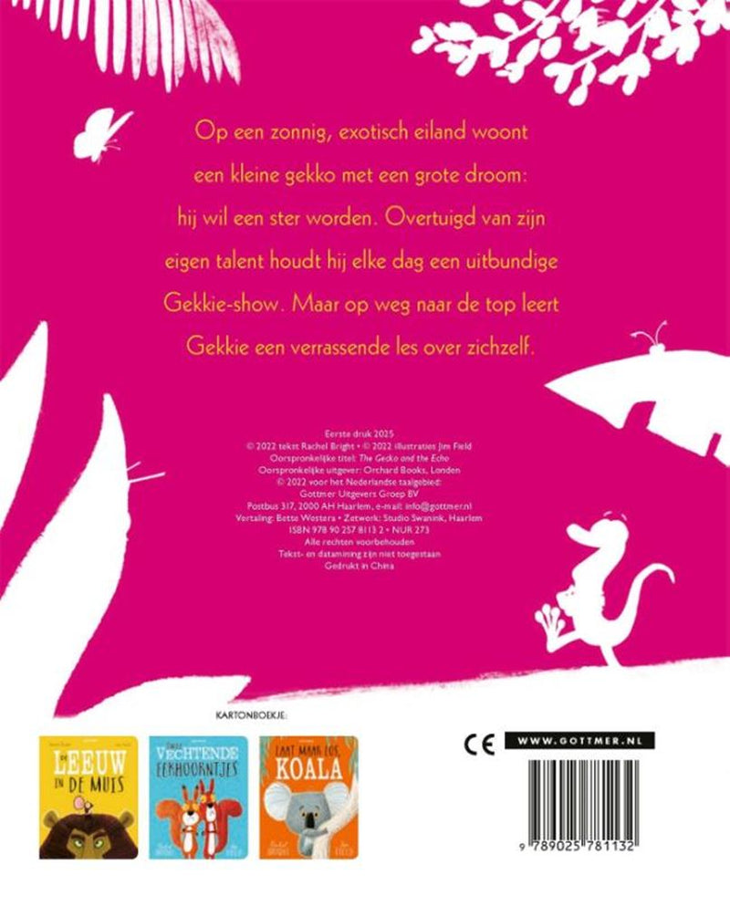 Afbeelding laden in galerijviewer, Kartonboek: gekkie de gekko 3+