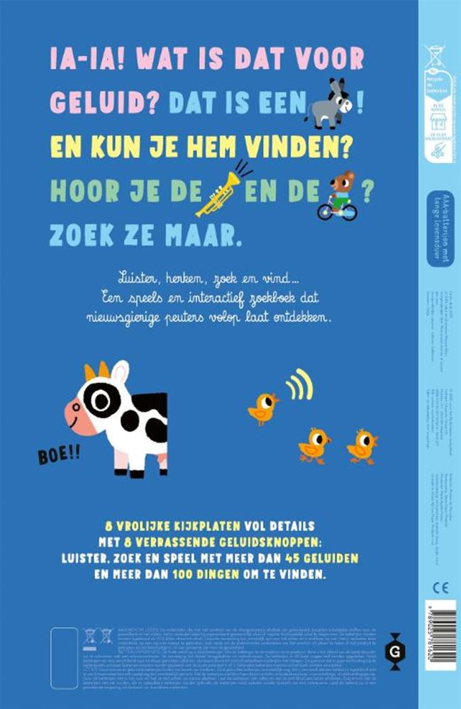 Afbeelding laden in galerijviewer, Mijn grote zoekboek met geluiden 2+