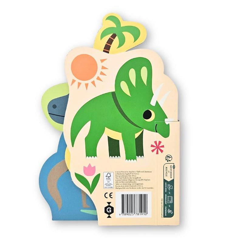 Afbeelding laden in galerijviewer, Kartonboek dino's 2+
