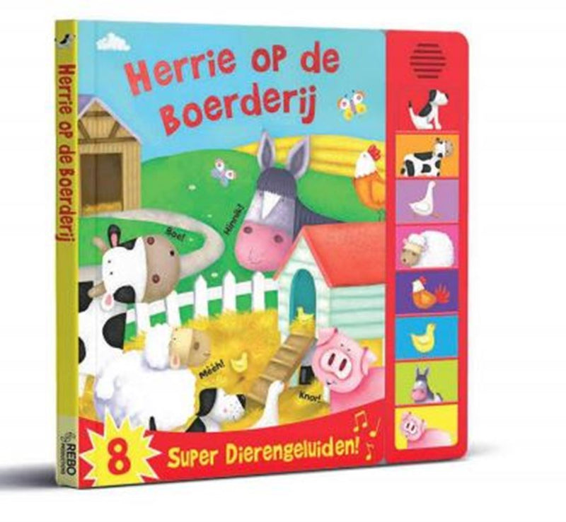 Afbeelding laden in galerijviewer, Geluidenboek: herrie op de boerderij. 2+