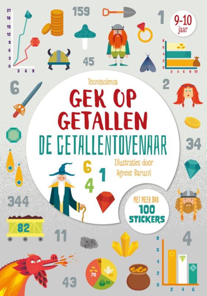 Afbeelding laden in galerijviewer, Rebo publishers getallentovenaar - gek op getallen - 100+ stickers