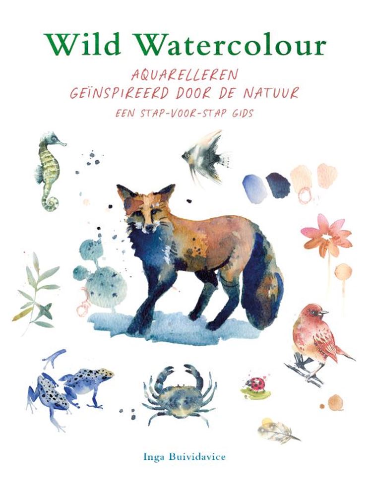 Afbeelding laden in galerijviewer, Kleurboek: wild watercolour volwassene