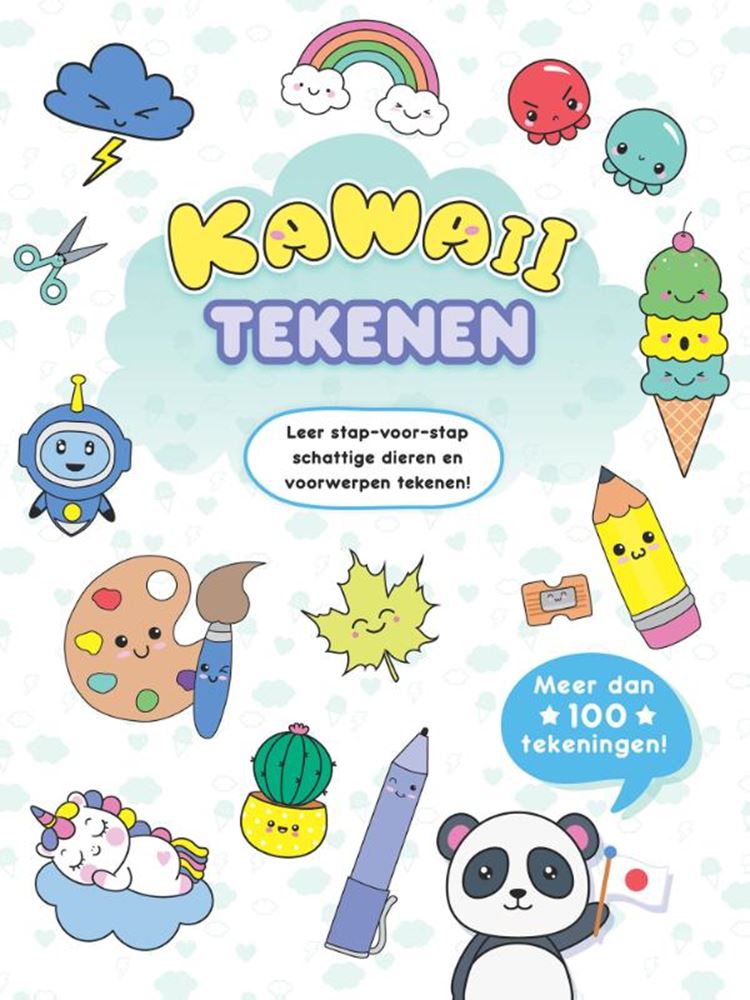 Afbeelding laden in galerijviewer, Rebo publishers kawaii tekenen 6+