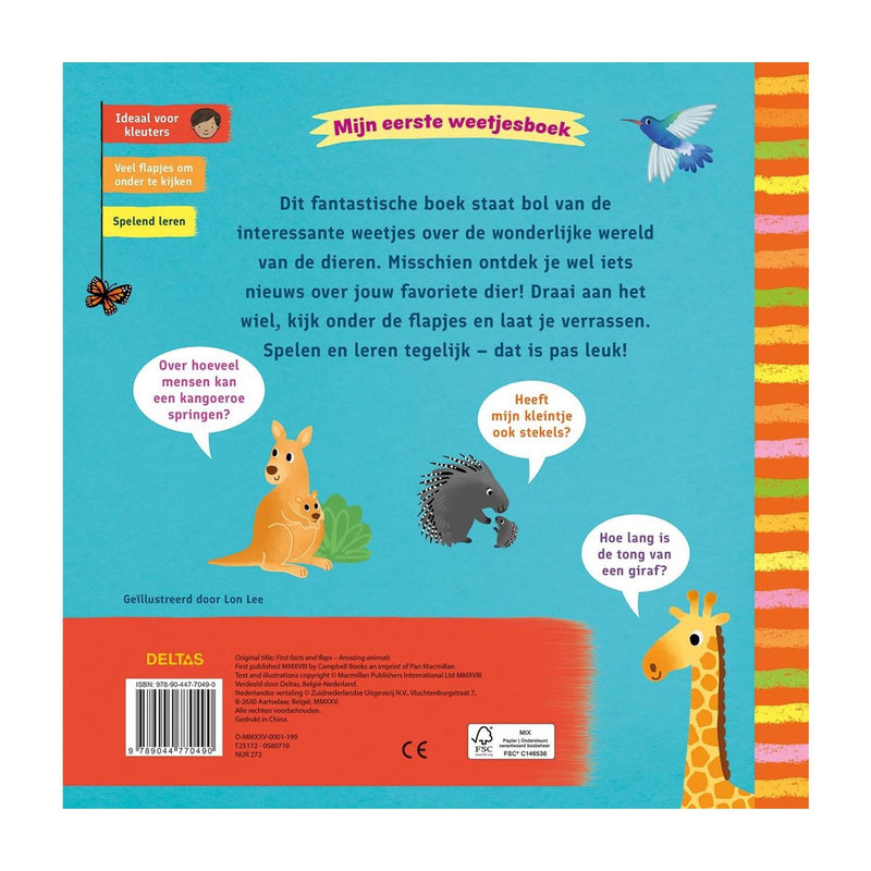Afbeelding laden in galerijviewer, Deltas mijn eerste weetjesboek bij de dieren