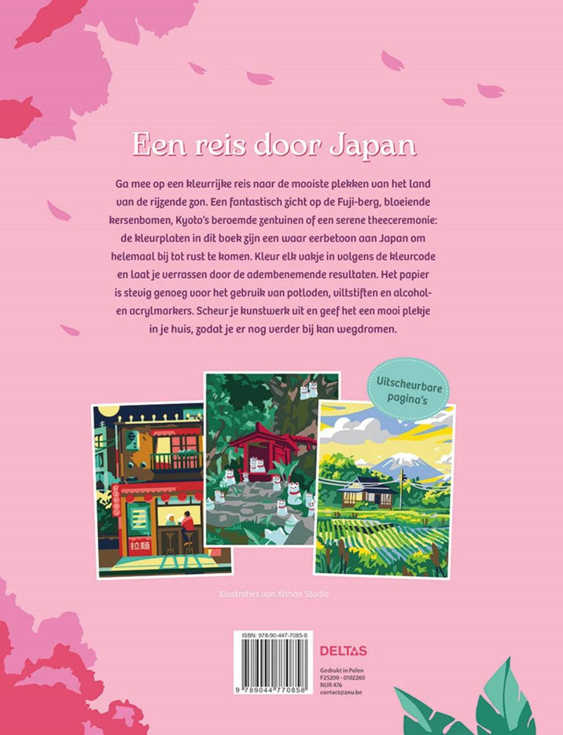 Afbeelding laden in galerijviewer, Deltas japan - kleuren op nummer