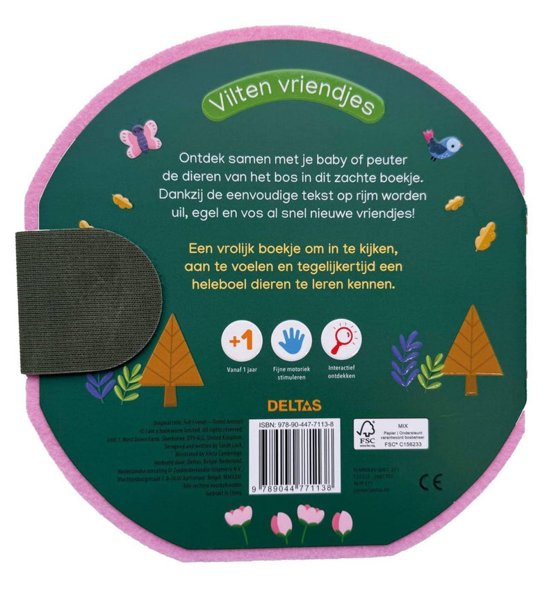 Afbeelding laden in galerijviewer, Deltas vilten vriendjes - dieren van het bos