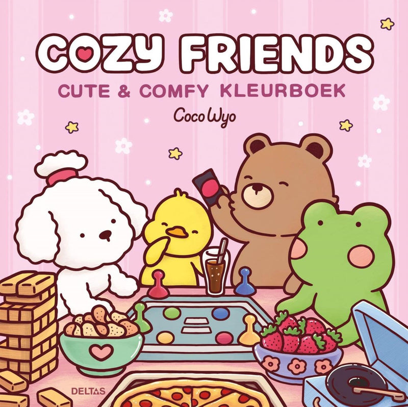 Afbeelding laden in galerijviewer, Deltas cozy friends cute comfy kleurboek coco wyo