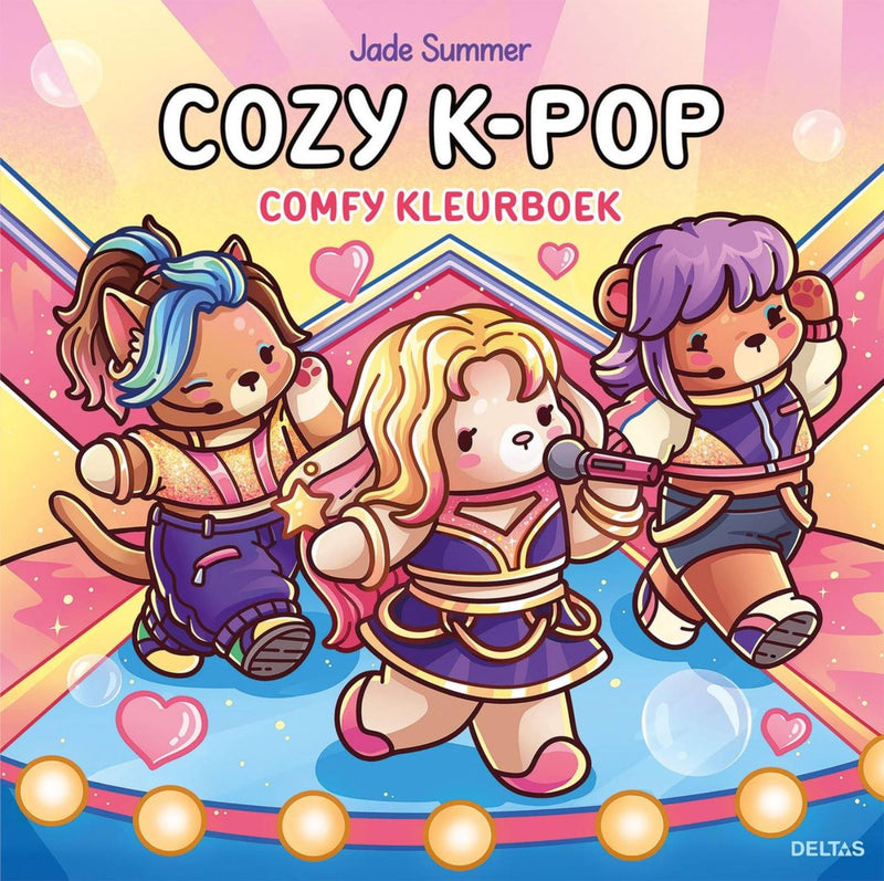 Afbeelding laden in galerijviewer, Deltas cozy k-pop - comfy kleurboek jade summer
