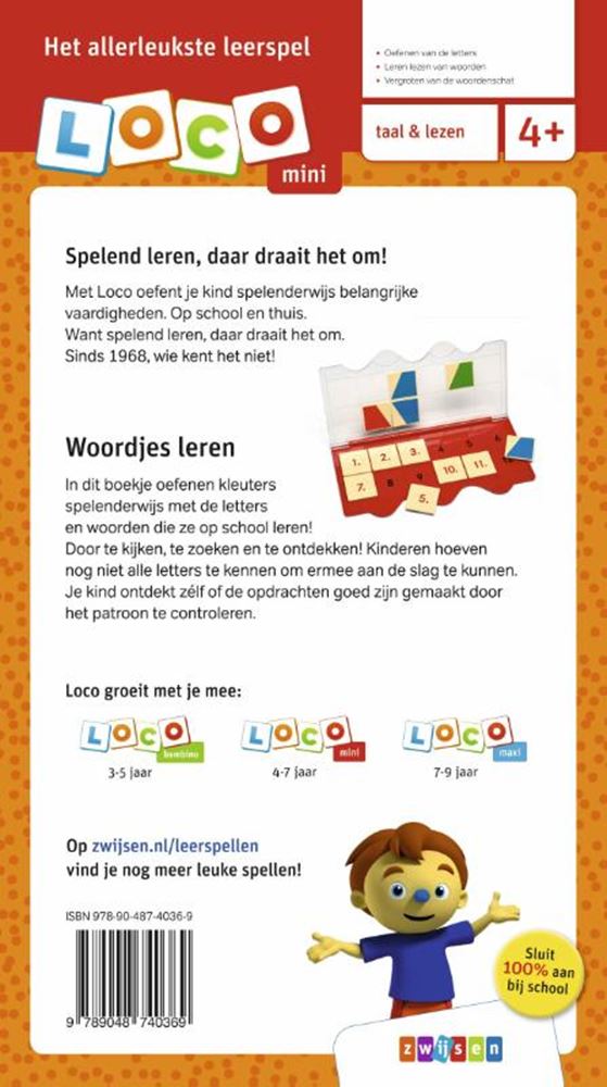 Afbeelding laden in galerijviewer, Wpg uitgevers mini loco - rompompom ik leer woordjes (4-6 jaar)