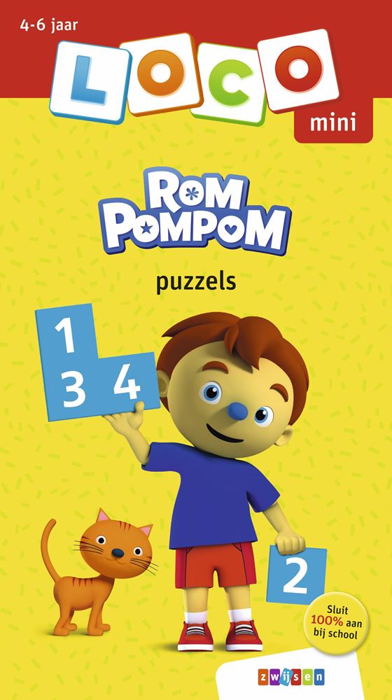 Afbeelding laden in galerijviewer, Wpg uitgevers mini loco rompompom puzzels (4-6 jaar)