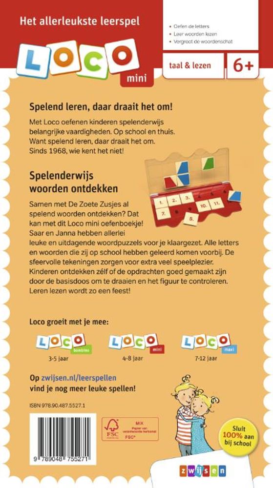 Afbeelding laden in galerijviewer, Centraal boekhuis loco mini de zoete zusjes spelen met woo