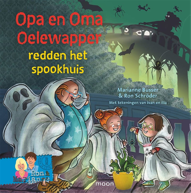 Afbeelding laden in galerijviewer, Opa en oma oelewapper in het spookhuis.