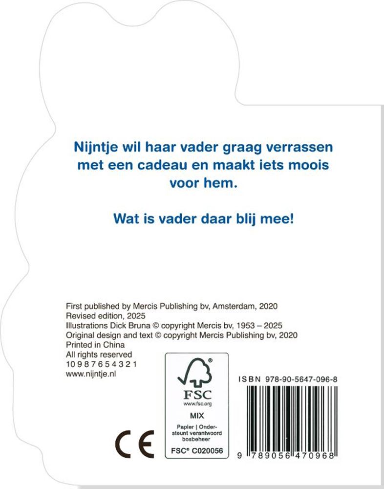 Afbeelding laden in galerijviewer, Kartonboekje: nijntje en vader. 1+