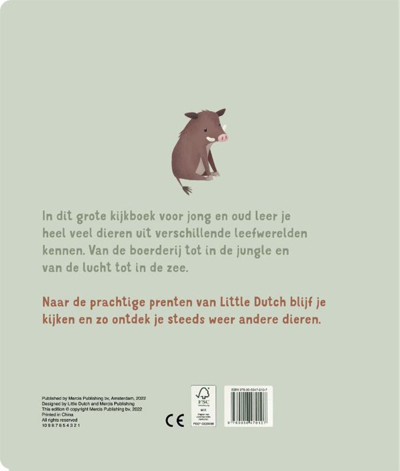 Afbeelding laden in galerijviewer, Little dutch dierenboek kartonboekje. 1+