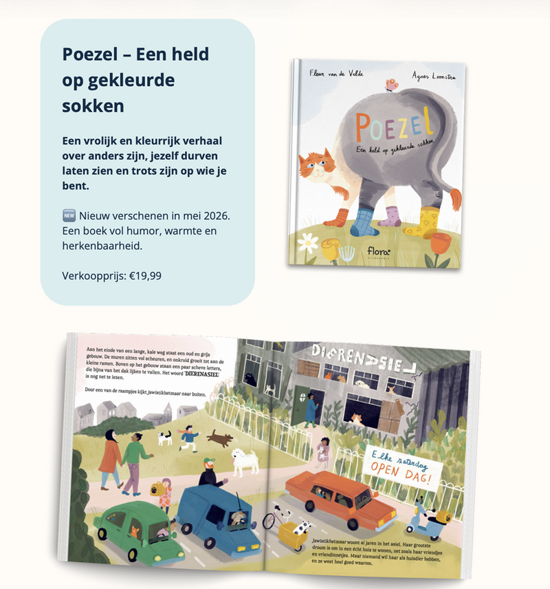 Afbeelding laden in galerijviewer, Prentenboek: poezel. een held op gekleur