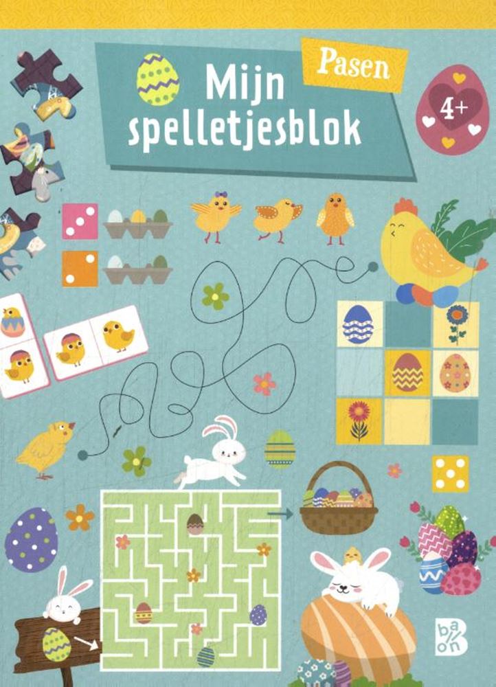 Afbeelding laden in galerijviewer, Mijn spelletjesblok pasen 4+