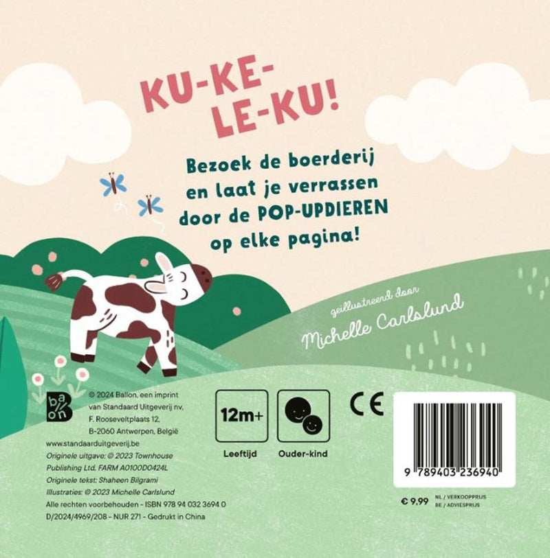 Afbeelding laden in galerijviewer, Standaard uitgeverij mijn eerste pop-upboekje: op de boerderi