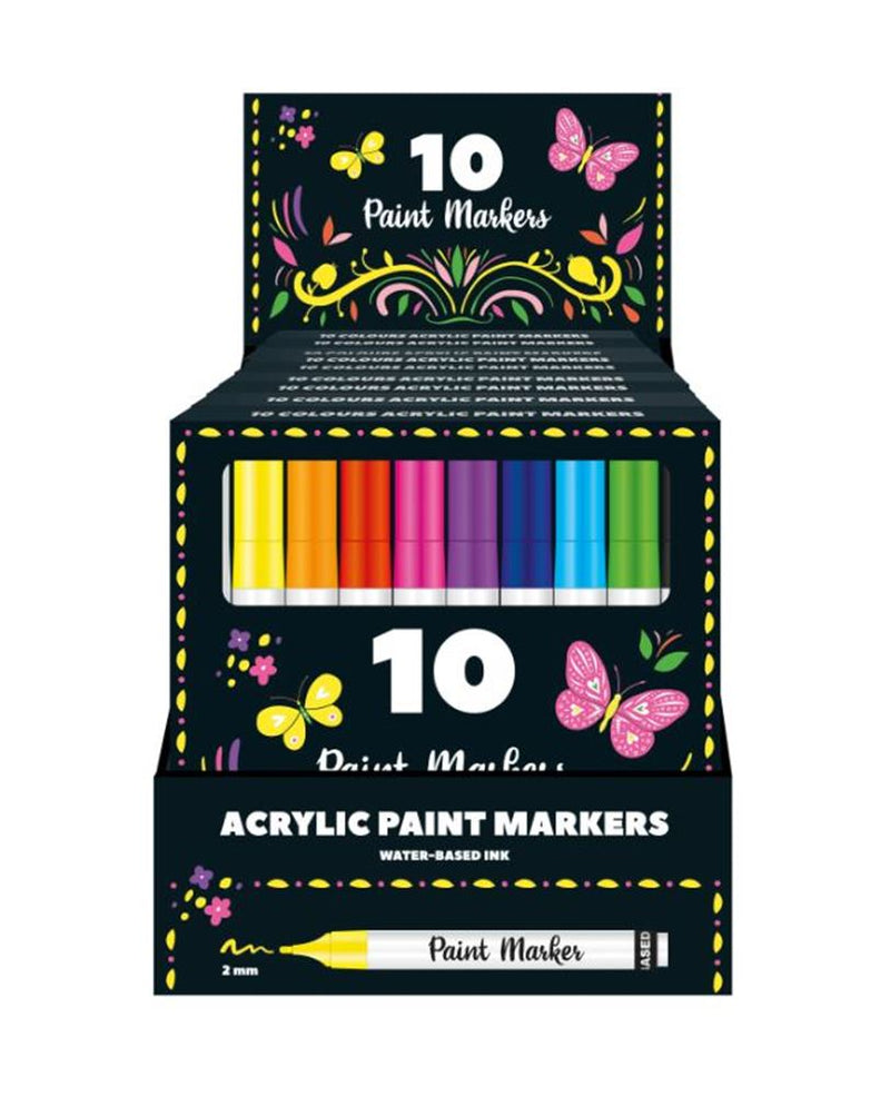 Afbeelding laden in galerijviewer, Display paint markers. 10 stuks