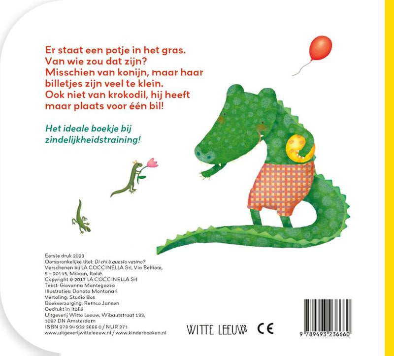 Afbeelding laden in galerijviewer, Boek specials nederland bv kartonboek: van wie is dit potje? 2+