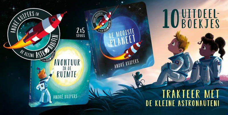 Afbeelding laden in galerijviewer, De kleine astronauten - uitdeelboekjes