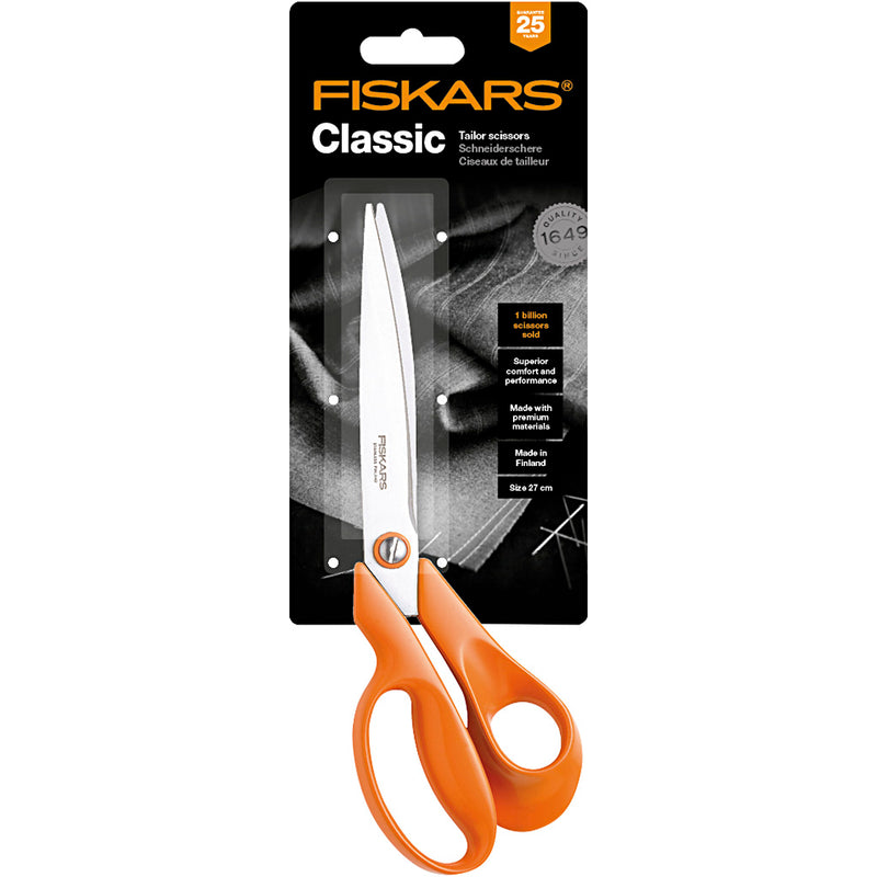 Afbeelding laden in galerijviewer, Https: www.cchobby.nl fiskars-klassieke-stoffenschaar-l-27-cm-rechtshandig-1-stuk