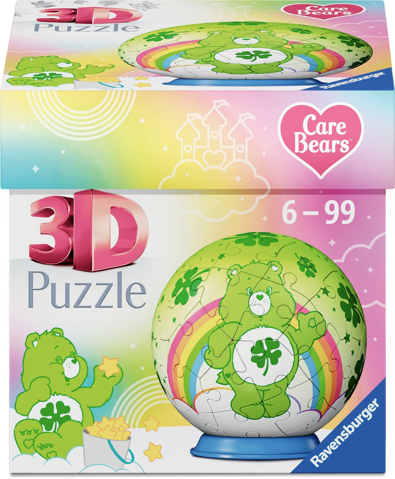 Afbeelding laden in galerijviewer, Ravensburger – care bears: good luck bear – 3d puzzle-ball – 55 stukjes