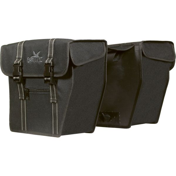 Afbeelding laden in galerijviewer, Greenlands tas dubbel 2996 xl 40l. zwart