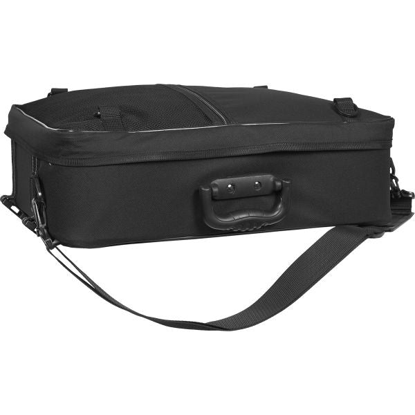 Afbeelding laden in galerijviewer, Greenlands dubbele fietstas touring 600d polyester 25 liter 35 x 47 x 15 cm - zwart met reflectie